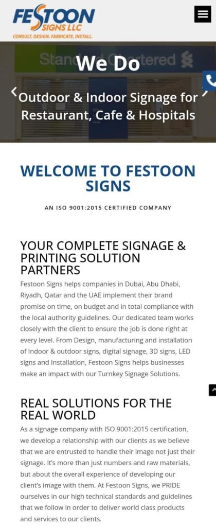 Festoon Signs