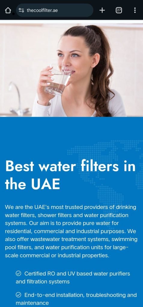 The Cool Filter  in Dubai